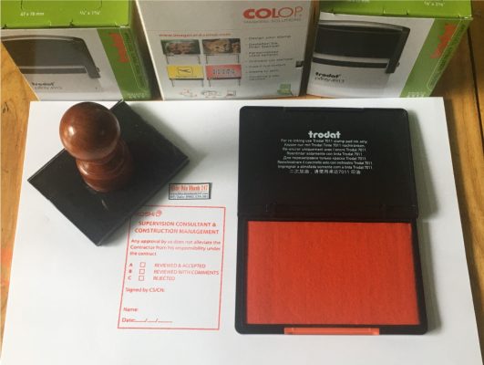 Khắc Dấu Cán Gỗ Chấm Mực Ngoài