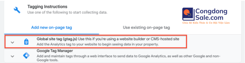 Congdongsale.com | Cài Đặt Google Analytics 4 cho Website hoặc Ứng Dụng Di Động 2023 10 thu thap du lieu GA4 google analytics4 01